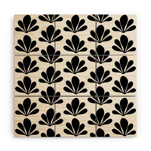 Colour Poems Abstract Plant Pattern XIV Wood Wall Mural