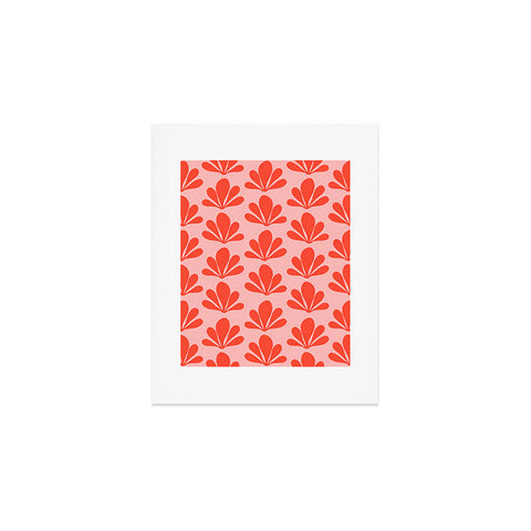 Colour Poems Abstract Plant Pattern XV Art Print