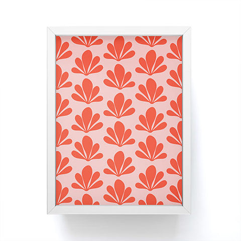Colour Poems Abstract Plant Pattern XV Framed Mini Art Print