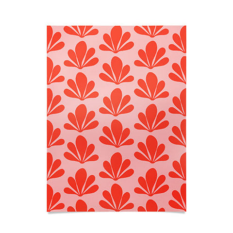 Colour Poems Abstract Plant Pattern XV Poster
