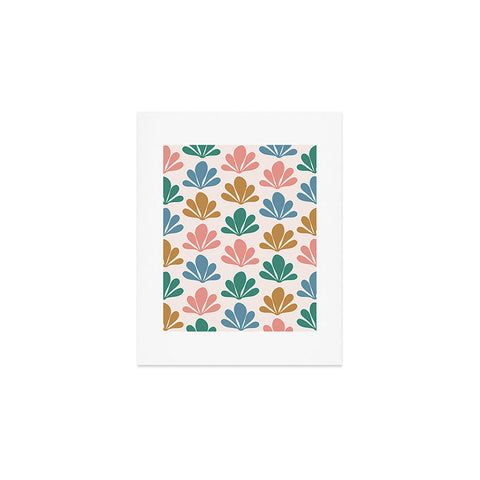 Colour Poems Abstract Plant Pattern XVI Art Print