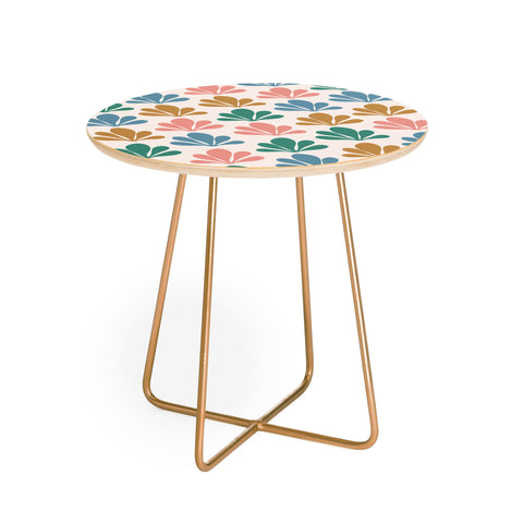 Colour Poems Abstract Plant Pattern XVI Round Side Table