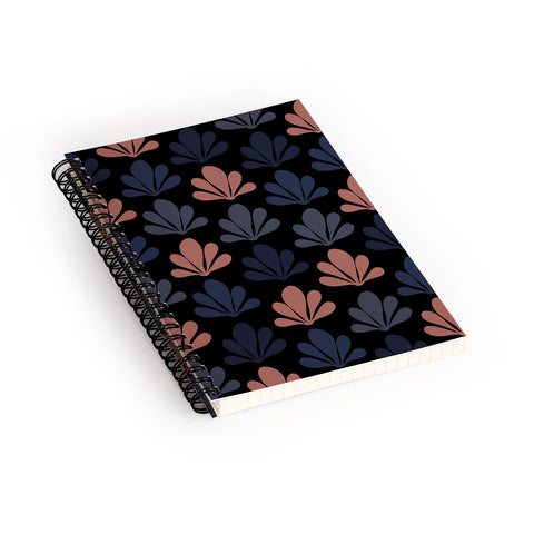 Colour Poems Abstract Plant Pattern XVII Spiral Notebook