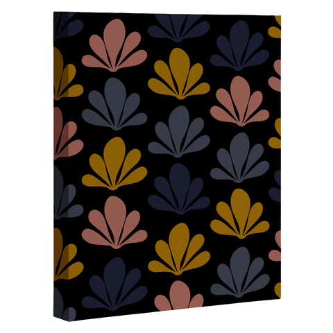 Colour Poems Abstract Plant Pattern XX Art Canvas