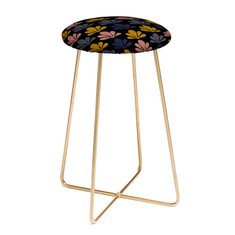 Colour Poems Abstract Plant Pattern XX Counter Stool