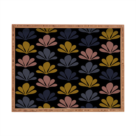 Colour Poems Abstract Plant Pattern XX Rectangular Tray
