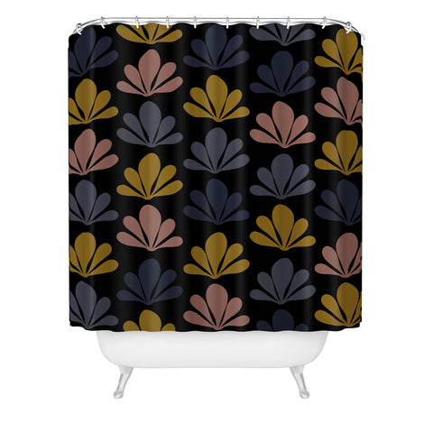 Colour Poems Abstract Plant Pattern XX Shower Curtain