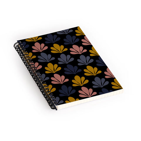 Colour Poems Abstract Plant Pattern XX Spiral Notebook