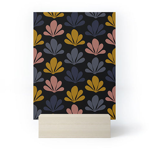 Colour Poems Abstract Plant Pattern XX Mini Art Print