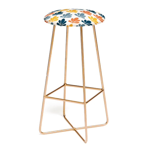 Colour Poems Abstract Plant Pattern XXI Bar Stool