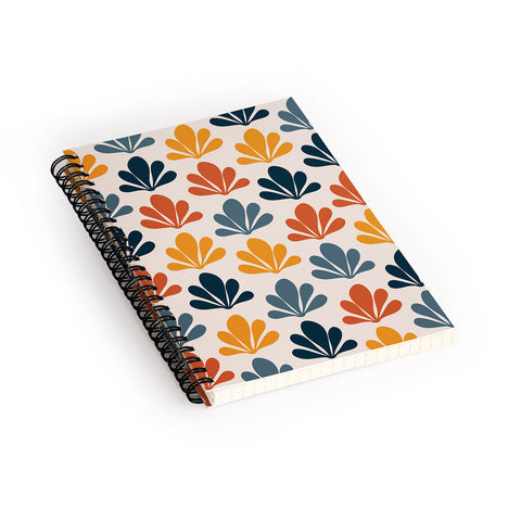 Colour Poems Abstract Plant Pattern XXI Spiral Notebook