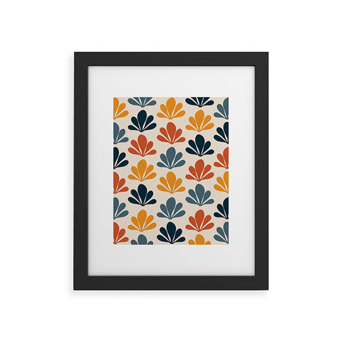 Colour Poems Abstract Plant Pattern XXI Framed Art Print