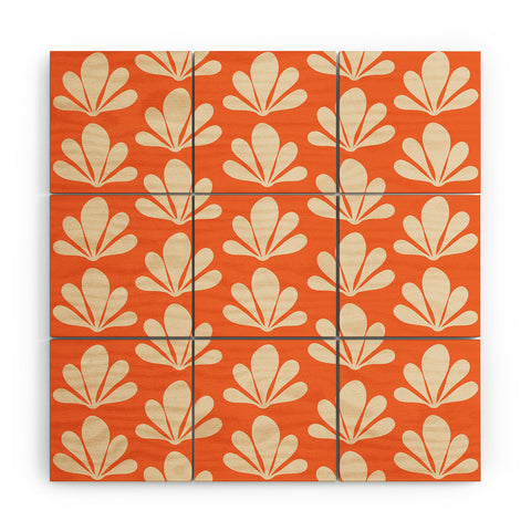 Colour Poems Abstract Plant Pattern XXIV Wood Wall Mural