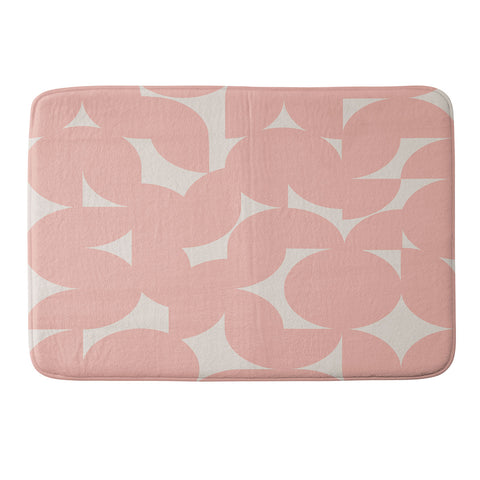 Colour Poems Abstract Shapes Collage III Memory Foam Bath Mat