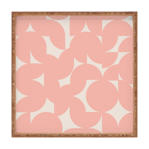 Colour Poems Abstract Shapes Collage III Square Tray