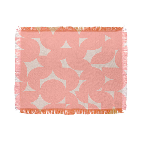 Colour Poems Abstract Shapes Collage III Throw Blanket