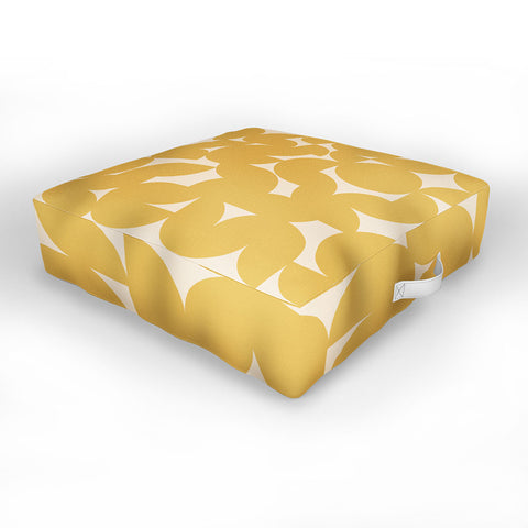 Colour Poems Abstract Shapes Collage IV Outdoor Floor Cushion