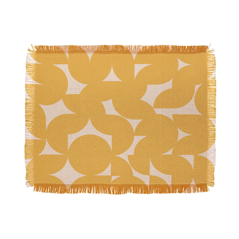 Colour Poems Abstract Shapes Collage IV Throw Blanket