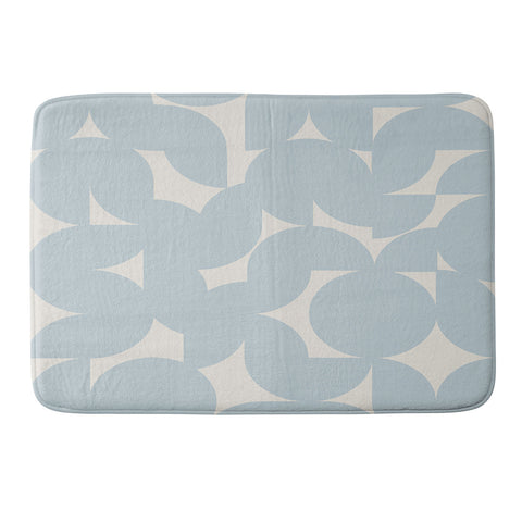 Colour Poems Abstract Shapes Collage V Memory Foam Bath Mat