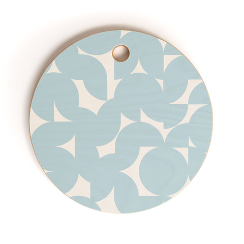 Colour Poems Abstract Shapes Collage V Cutting Board Round