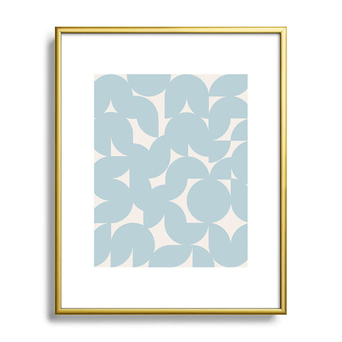 Colour Poems Abstract Shapes Collage V Metal Framed Art Print