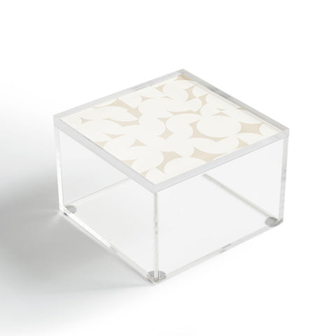 Colour Poems Abstract Shapes Neutral White Acrylic Box