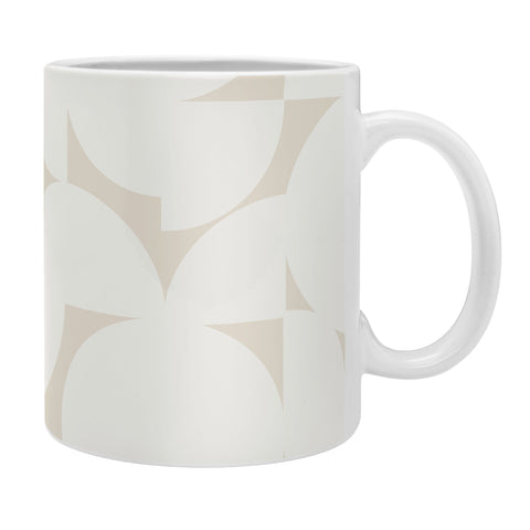 Colour Poems Abstract Shapes Neutral White Coffee Mug