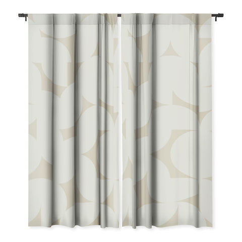 Colour Poems Abstract Shapes Neutral White Blackout Non Repeat