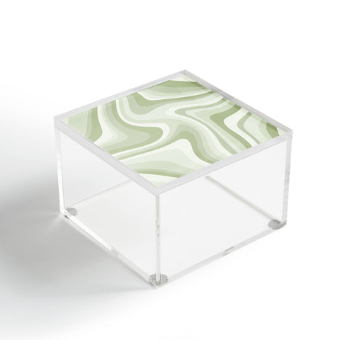 Colour Poems Abstract Wavy Stripes LXXVIII Acrylic Box