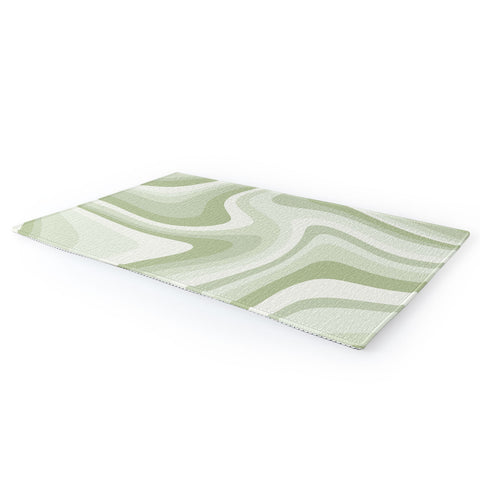 Colour Poems Abstract Wavy Stripes LXXVIII Area Rug