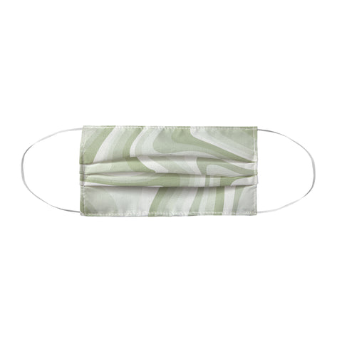 Colour Poems Abstract Wavy Stripes LXXVIII Face Mask