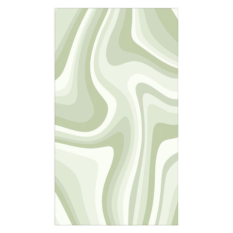 Colour Poems Abstract Wavy Stripes LXXVIII Tablecloth