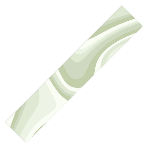 Colour Poems Abstract Wavy Stripes LXXVIII Table Runner