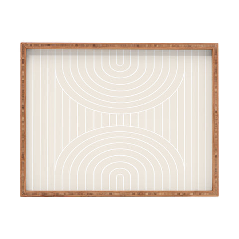 Colour Poems Arch Symmetry I Rectangular Tray
