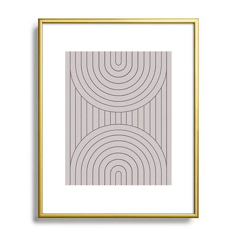 Colour Poems Arch Symmetry II Metal Framed Art Print