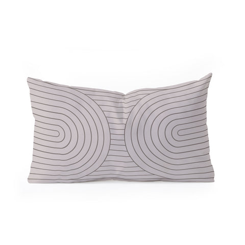 Colour Poems Arch Symmetry II Oblong Throw Pillow