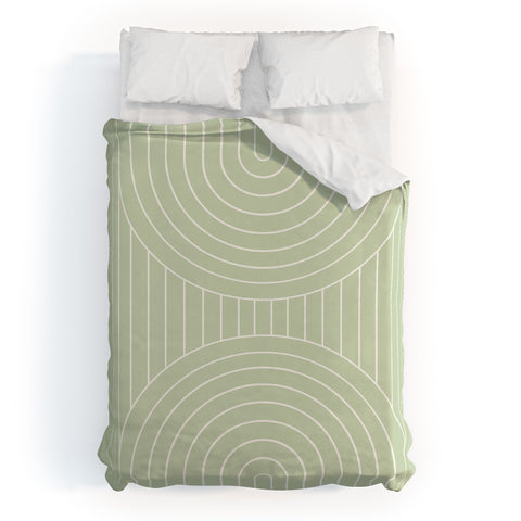 Colour Poems Arch Symmetry IX Duvet Cover