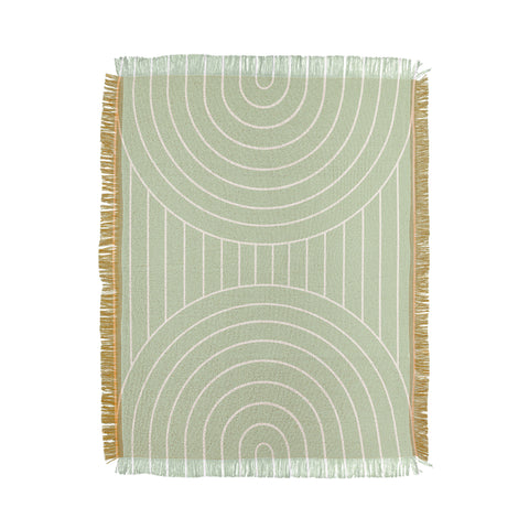 Colour Poems Arch Symmetry IX Throw Blanket