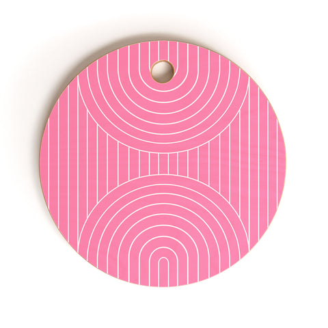 Colour Poems Arch Symmetry V Cutting Board Round