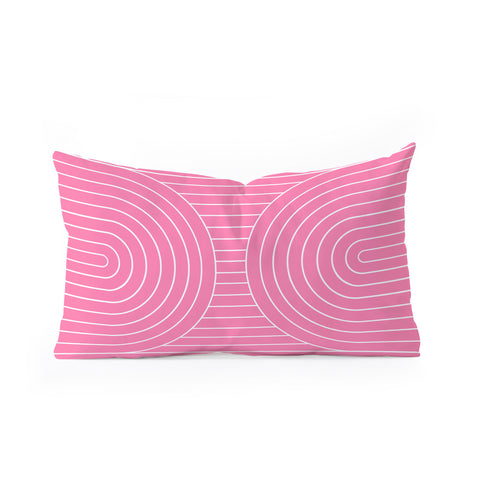 Colour Poems Arch Symmetry V Oblong Throw Pillow