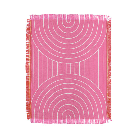 Colour Poems Arch Symmetry V Throw Blanket