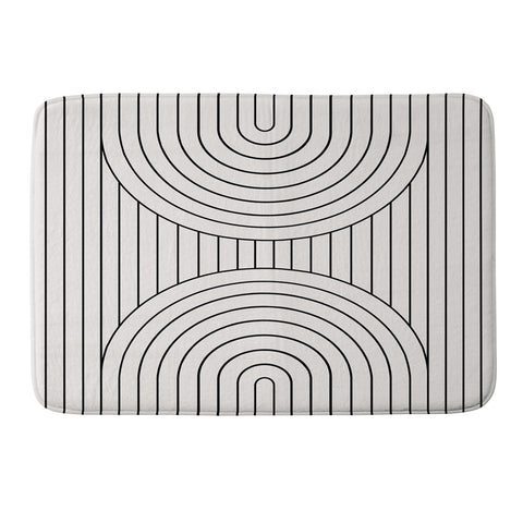 Colour Poems Arch Symmetry VI Memory Foam Bath Mat