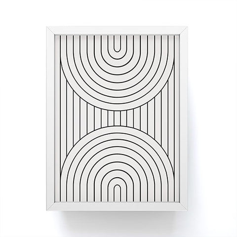 Colour Poems Arch Symmetry VI Framed Mini Art Print