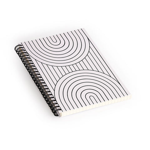 Colour Poems Arch Symmetry VI Spiral Notebook