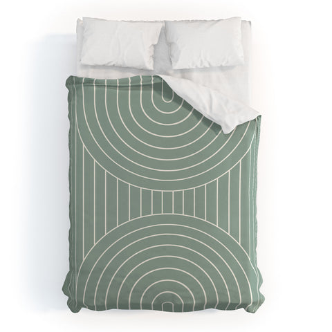 Colour Poems Arch Symmetry XXVIII Duvet Cover