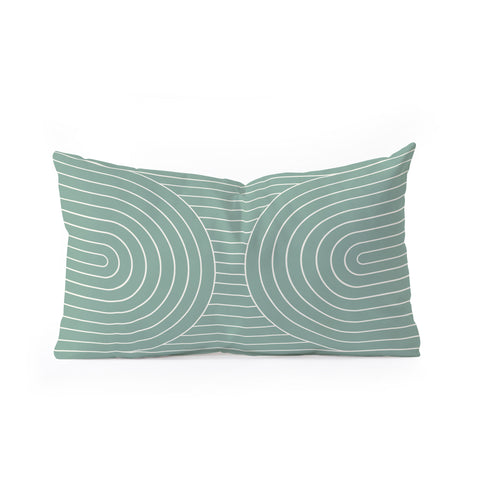Colour Poems Arch Symmetry XXVIII Oblong Throw Pillow