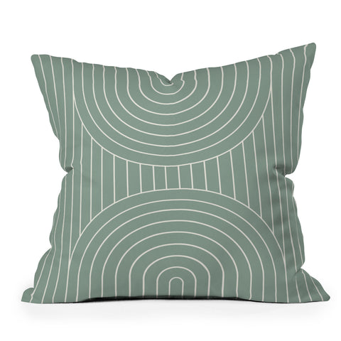 Colour Poems Arch Symmetry XXVIII Throw Pillow