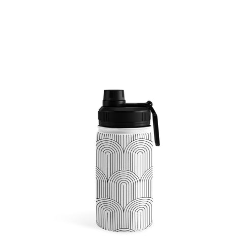Colour Poems Art Deco Arch Pattern IX Water Bottle