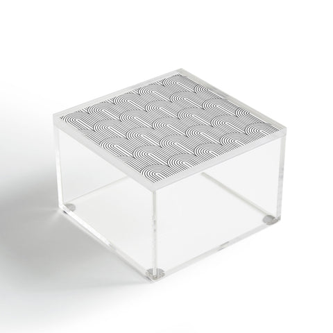 Colour Poems Art Deco Arch Pattern IX Acrylic Box