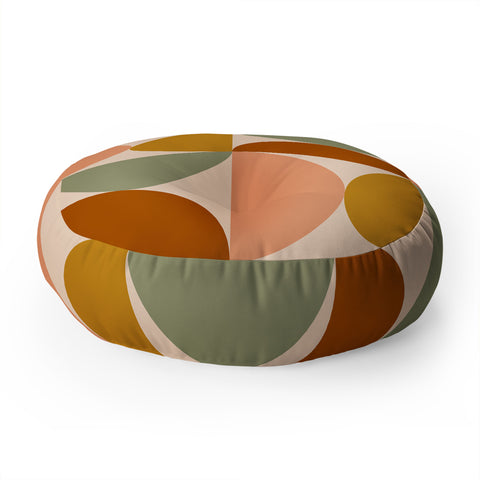Colour Poems Bold Minimalism X Floor Pillow Round